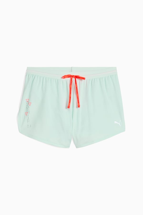 PUMA RUN Knit 3" Split Shorts Women, Peaceful Blue, extralarge
